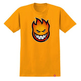 SPITFIRE FADE FILL T-SHIRT ORANGE W/RED TO GOLD FADE PRINT