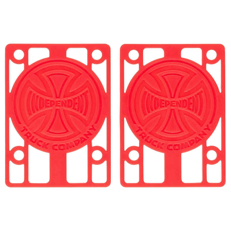 INDEPENDENT 1/8 RISER PADS RED