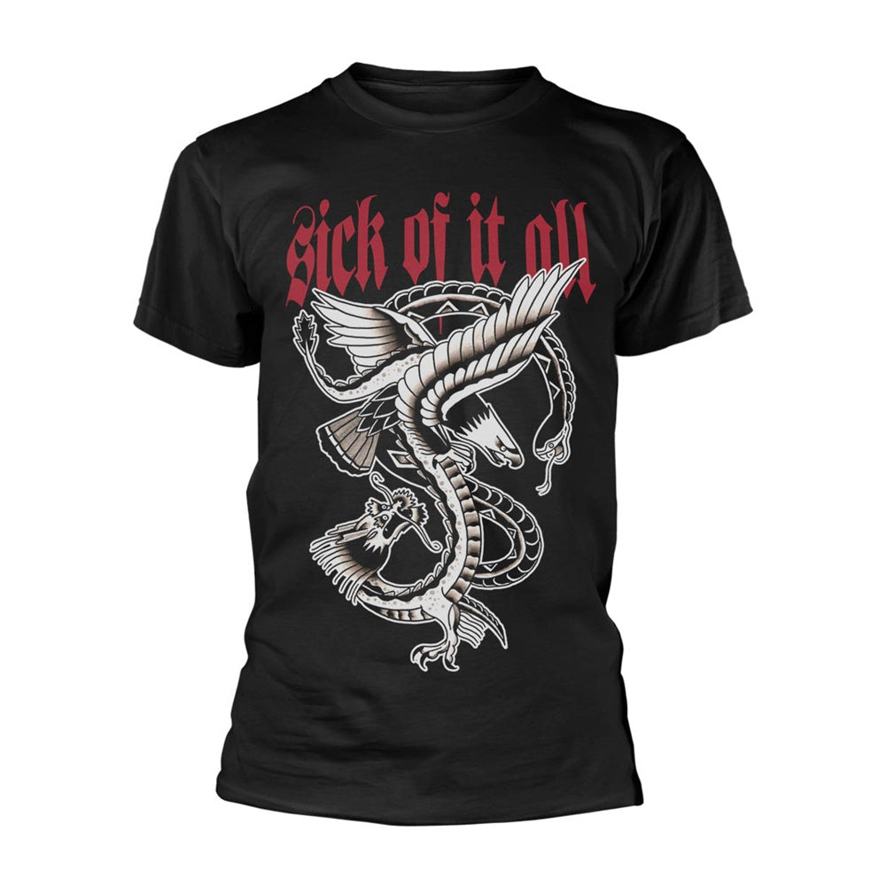 SICK OF IT ALL EAGLE T-SHIRT BLACK