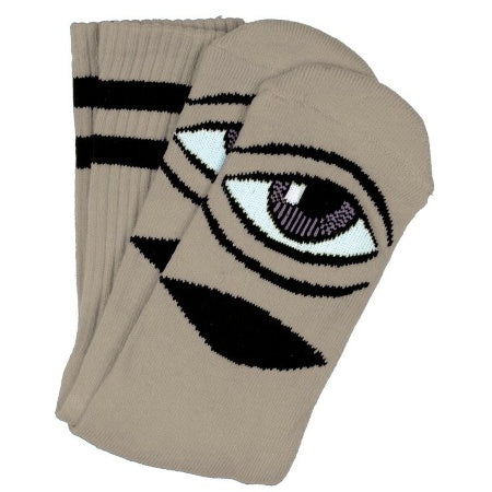 TOY MACHINE SECT EYE SOCK CAMEL