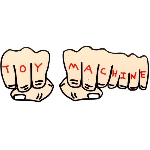 TOY MACHINE STICKER FISTS