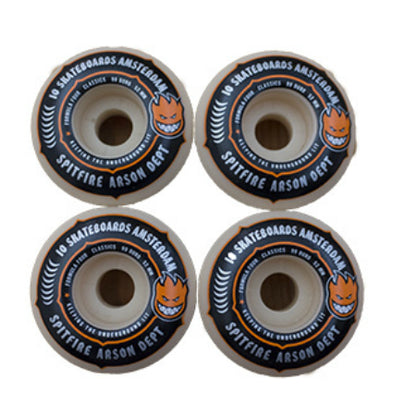 SPITFIRE X IO SKATEBOARDS AMSTERDAM FORMULA FOUR ARSON DEPT CLASSIC 99DU 54MM