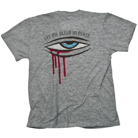 TOY MACHINE LET ME BLEED T-SHIRT HEATHER GREY