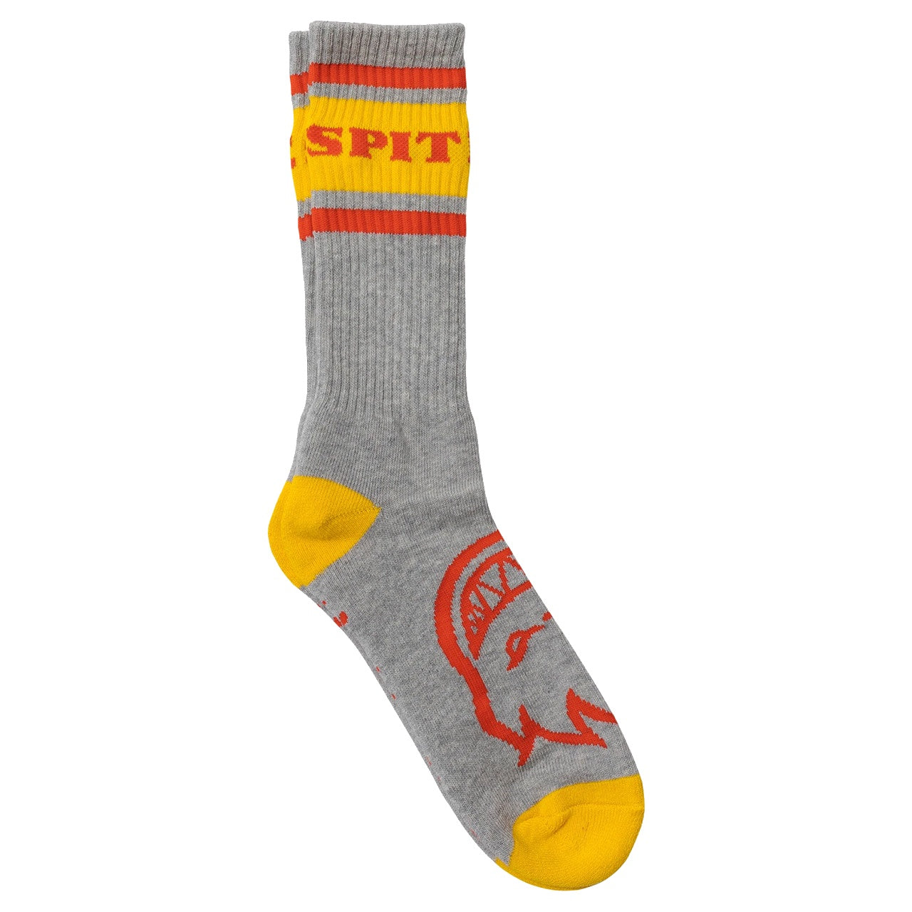 SPITFIRE CLASSIC 87 BIGHEAD SOCK HEATHER/RED/YELLOW