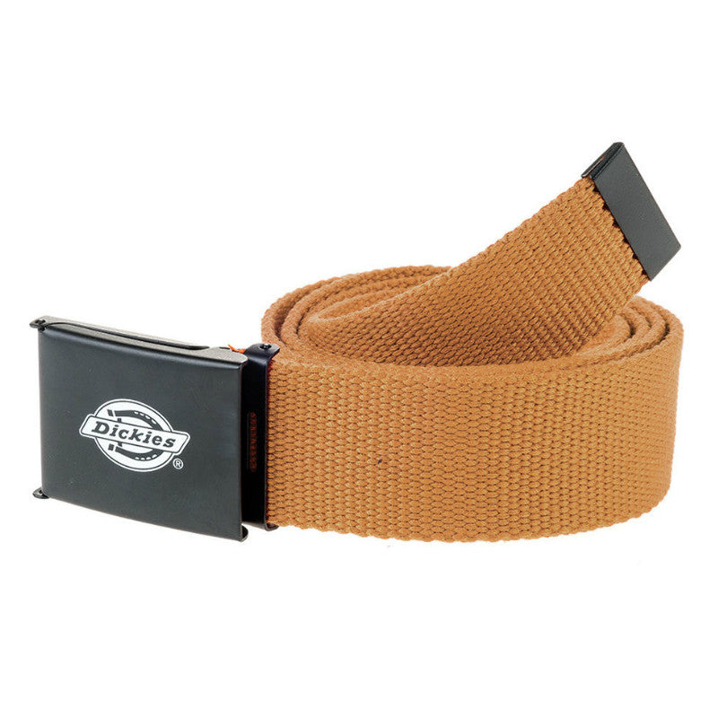 DICKIES ORCUTT WEB BELT BROWN DUCK - Skateboards Amsterdam