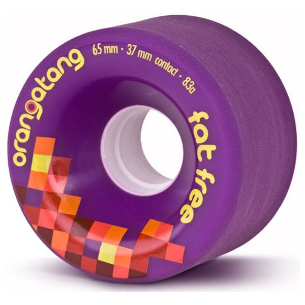 ORANGATANG FAT FREE PURPLE 65MM - Skateboards Amsterdam - 2