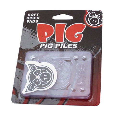 PIG PILES SOFT RISERS SHOCK PADS CLEAR