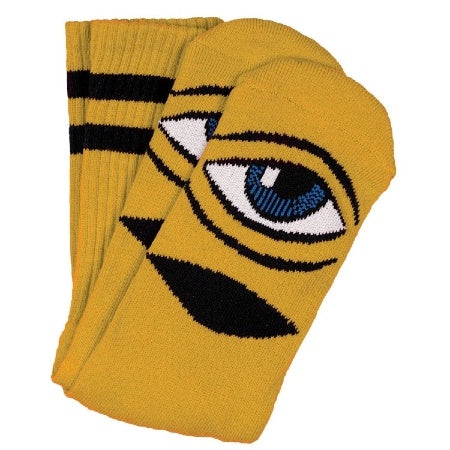 TOY MACHINE SECT EYE SOCK III MUSTARD