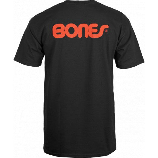 BONES SWISS TEXT T-SHIRT BLACK