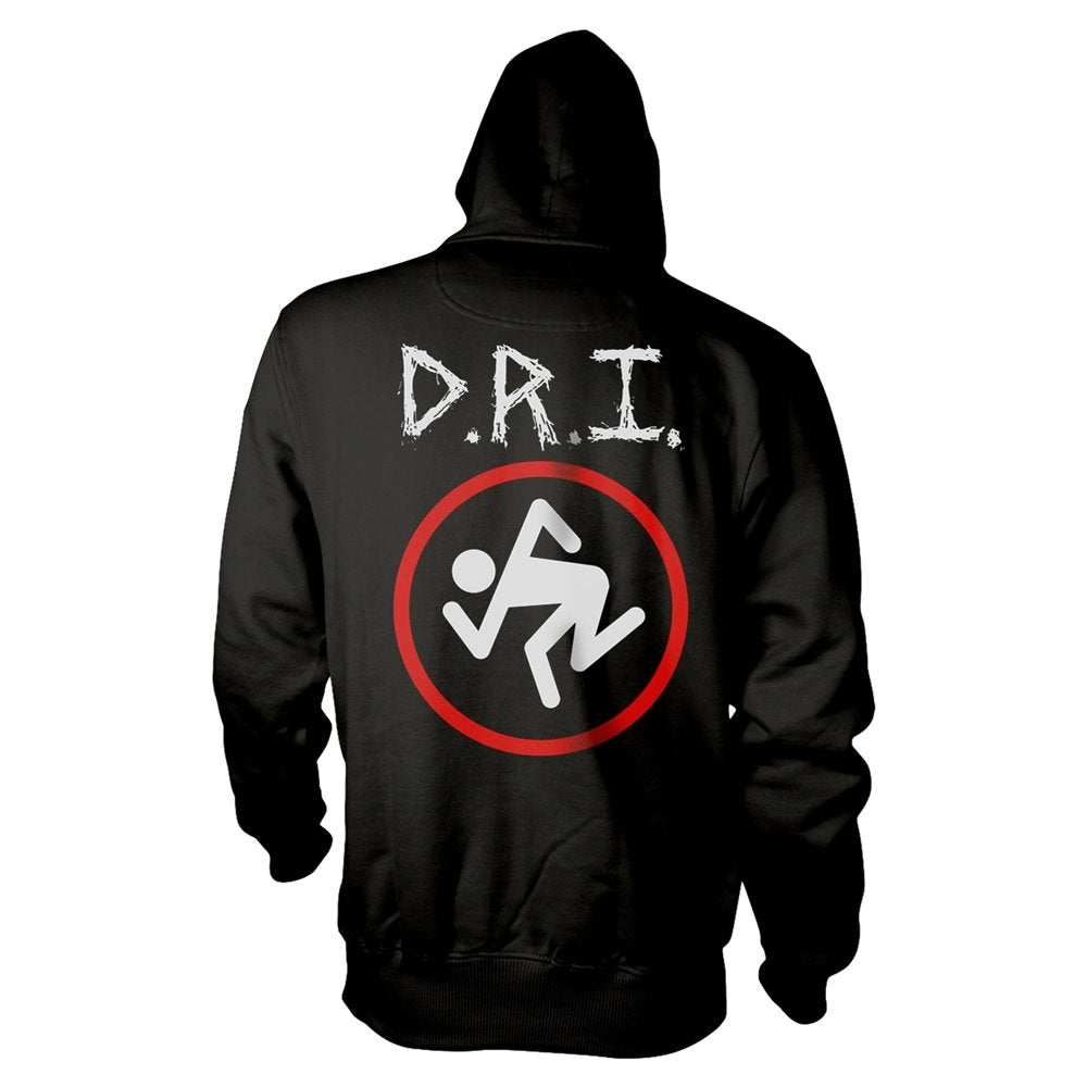 D.R.I. SKANKER HOODED SWEATER BLACK