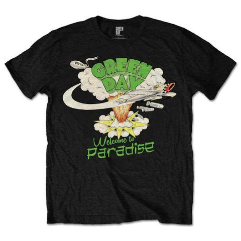 GREEN DAY WELCOME TO PARADISE T-SHIRT BLACK - Skateboards Amsterdam
