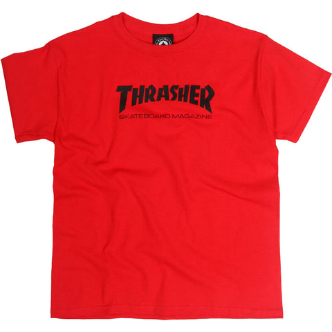 THRASHER YOUTH SKATE MAG T-SHIRT RED
