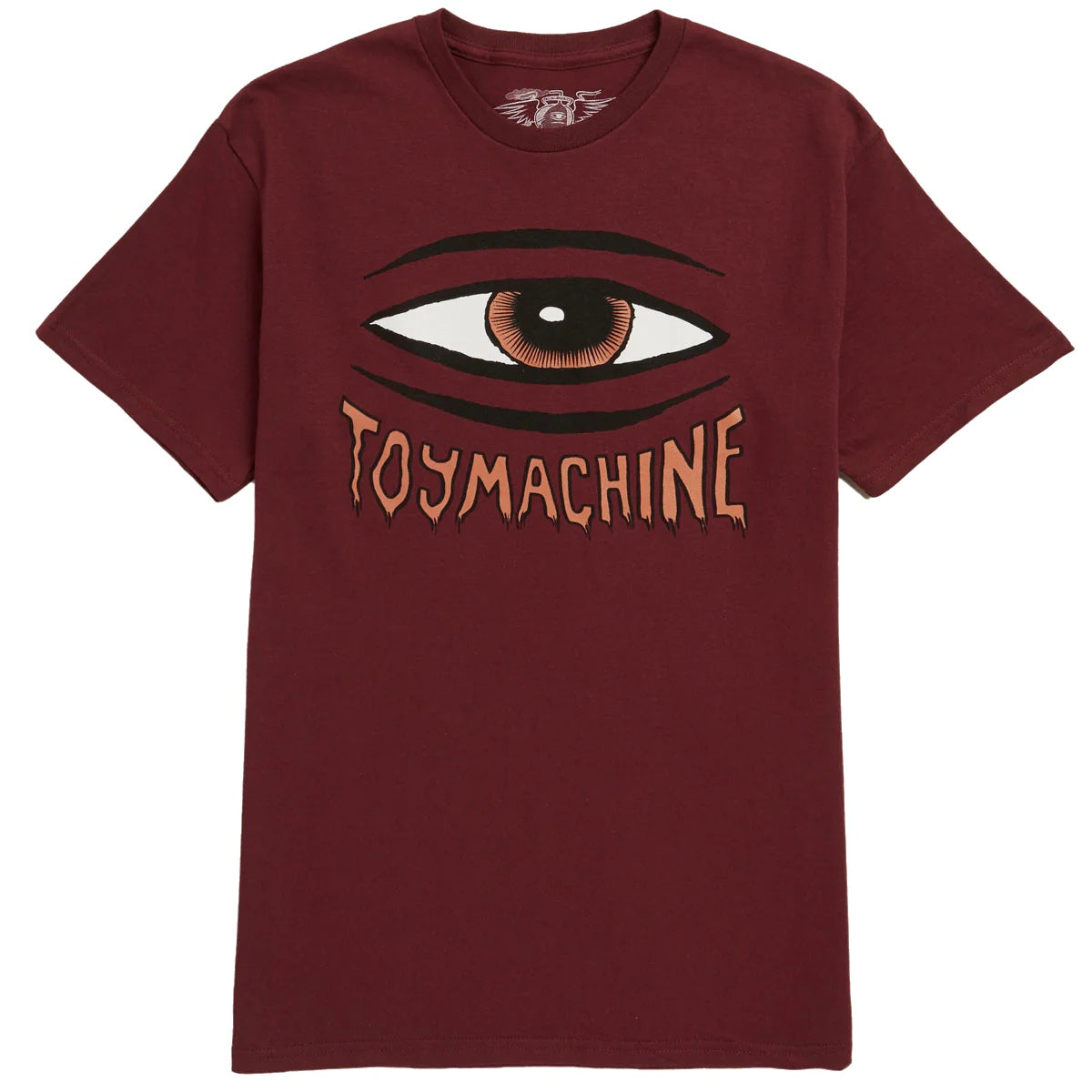 TOY MACHINE EYE MACHINE T-SHIRT MAROON