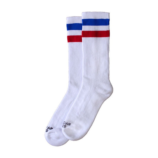 AMERICAN SOCKS MID HIGH AMERICAN PRIDE I WHITE/BLUE-RED