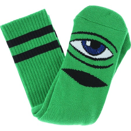 TOY MACHINE SECT EYE III SOCK KELLY GREEN