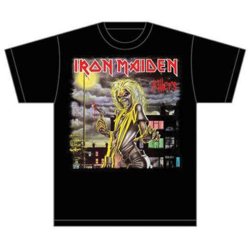 IRON MAIDEN KILLERS COVER T-SHIRT BLACK - Skateboards Amsterdam - 1