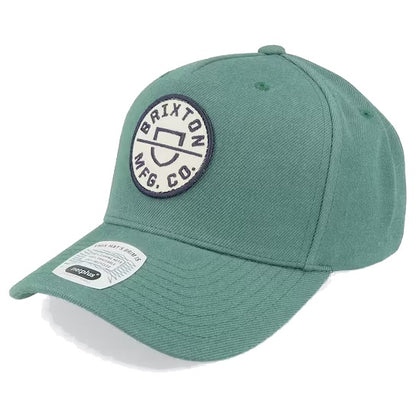 BRIXTON CREST C MP SNAPBACK SPRUCE