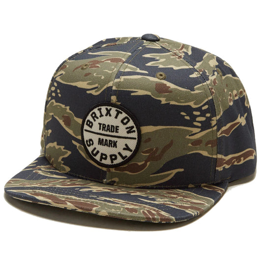 BRIXTON OATH III SNAPBACK TIGER CAMO