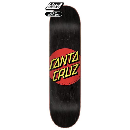 SANTA CRUZ CLASSIC DOT BLACK 8.25