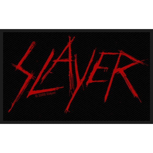 SLAYER SEW ON PATCH SCRATCHED LOGO - Skateboards Amsterdam