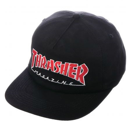 THRASHER OUTLINED SNAPBACK BLACK