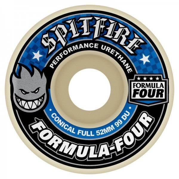 SPITFIRE FORMULA FOUR CONICAL 99DU 52MM - Skateboards Amsterdam