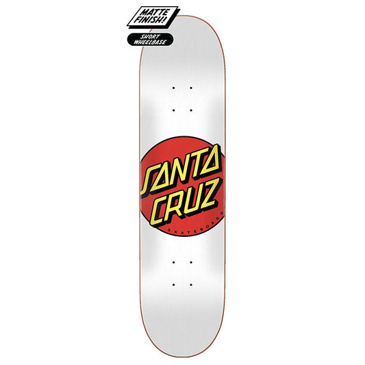 SANTA CRUZ CLASSIC DOT WHITE 8.0