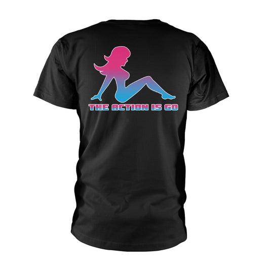 FU MANCHU MUDFLAP GIRL T-SHIRT BLACK