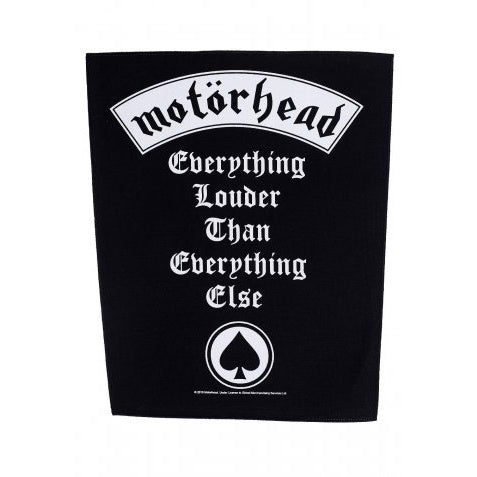 MOTORHEAD  EVERYTHING LOUDER BACKPATCH