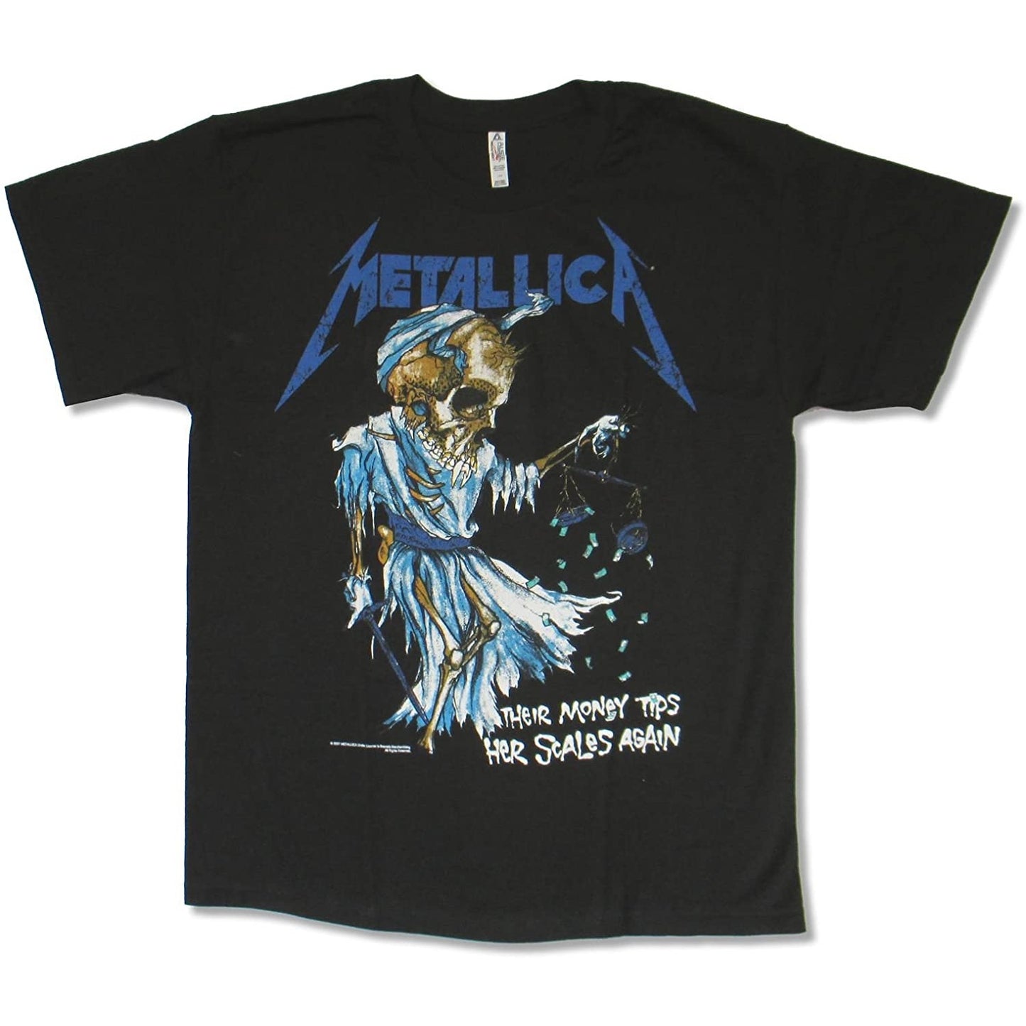 METALLICA DORIS T-SHIRT BLACK