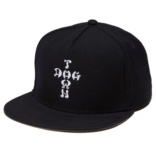 DOGTOWN CROSS LETTERS SNAPBACK BLACK