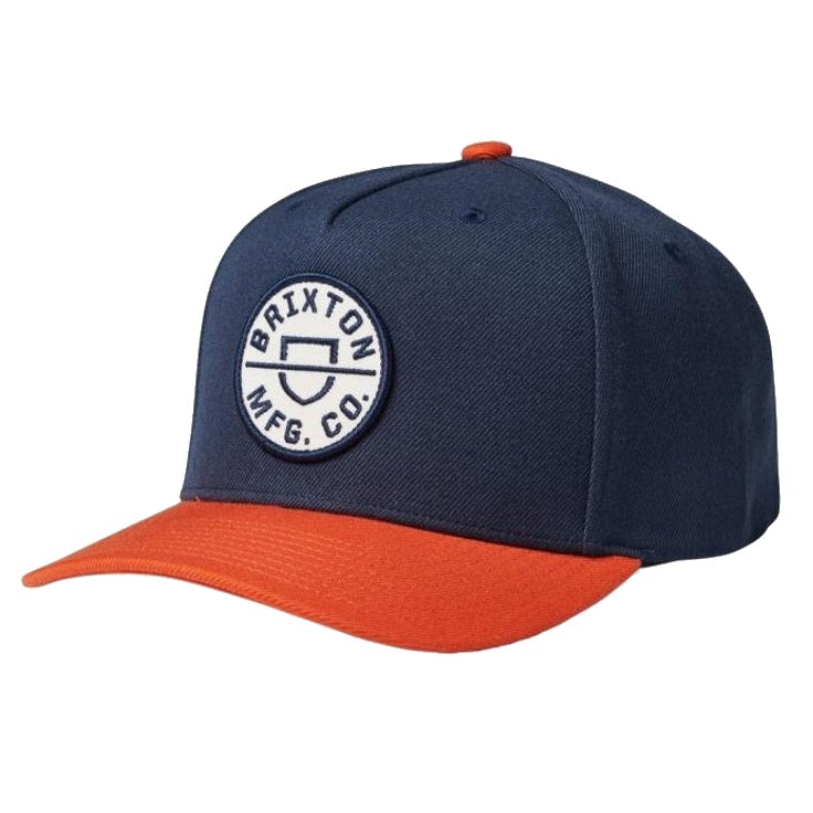 BRIXTON CREST C MP SNAPBACK NAVY/ORANGE