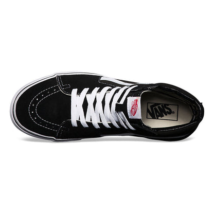 VANS SK8-HI BLACK/WHITE - Skateboards Amsterdam - 4