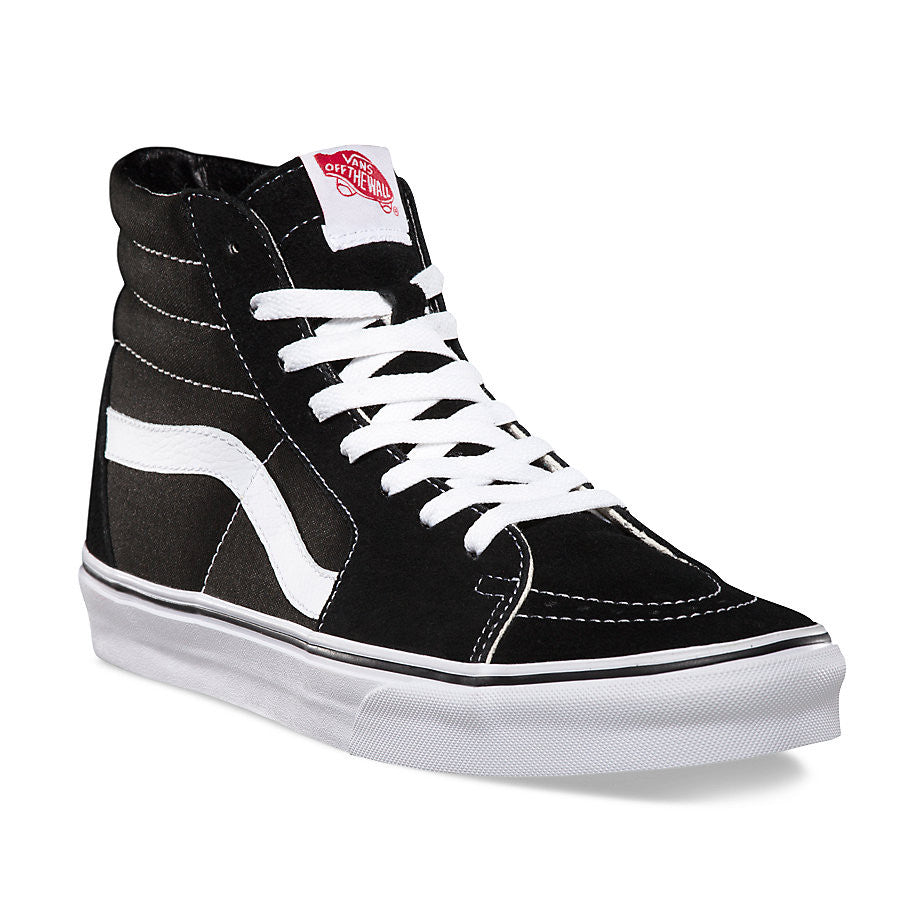 VANS SK8-HI BLACK/WHITE - Skateboards Amsterdam - 2