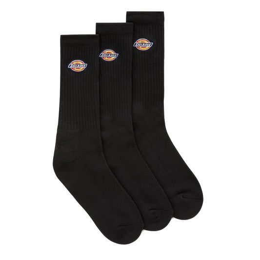 DICKIES VALLEY GROVE SOCKS BLACK 3-PCK