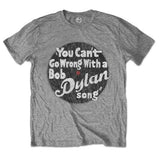 BOB DYLAN YOU CAN'T GO WRONG T-SHIRT GREY - Skateboards Amsterdam - 2