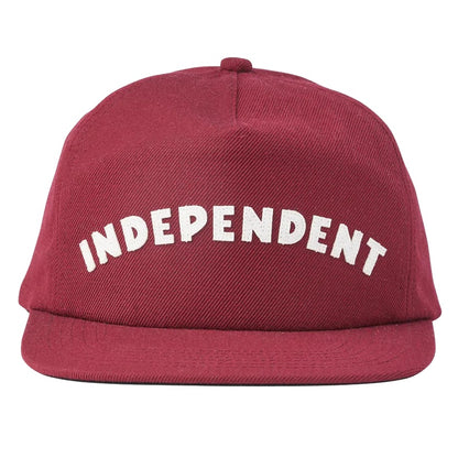 INDEPENDENT BRIGADE SNAPBACK CARDINAL