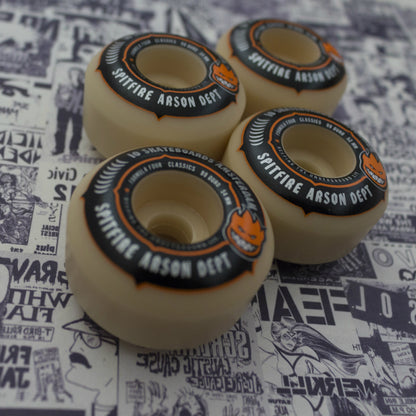 SPITFIRE X IO SKATEBOARDS AMSTERDAM FORMULA FOUR ARSON DEPT CLASSIC 99DU 54MM