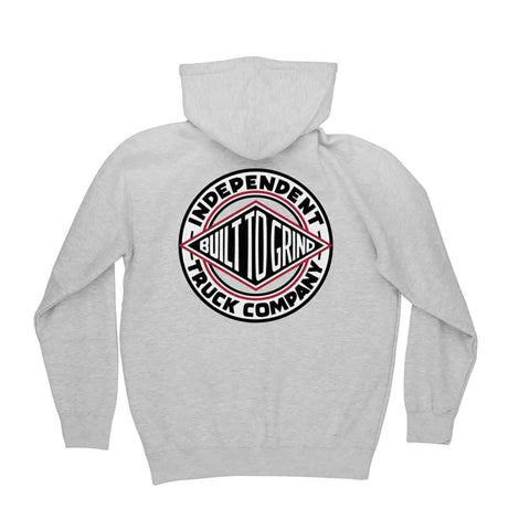 INDEPENDENT BTG SUMMIT YOUTH HOODED SWEATER HEATHER GREY
