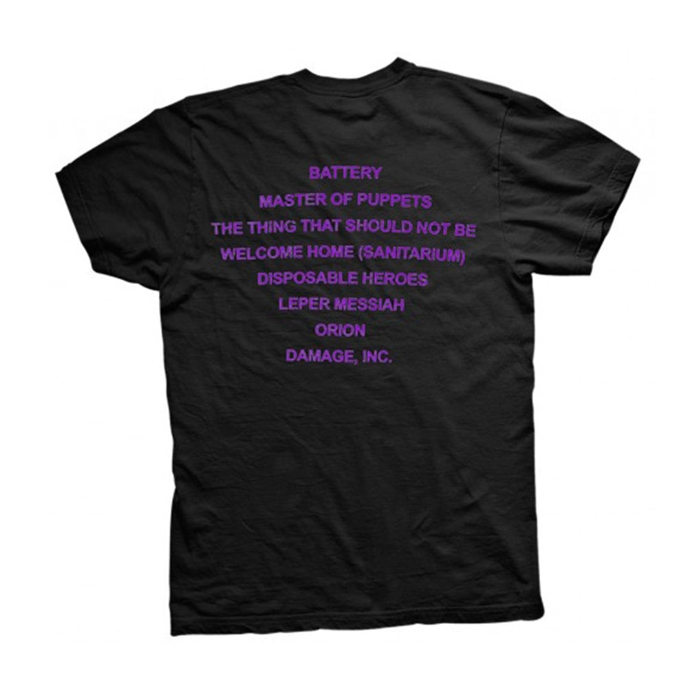 METALLICA MASTER OF PUPPETS T-SHIRT BLACK