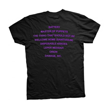 METALLICA MASTER OF PUPPETS T-SHIRT BLACK