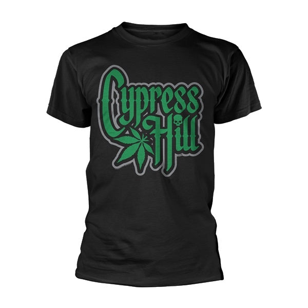 CYPRESS HILL LOGO LEAF T-SHIRT BLACK