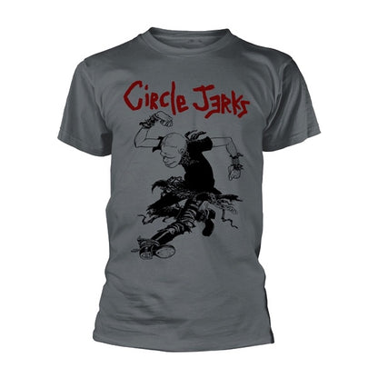 CIRCLE JERKS SKANK MAN T-SHIRT CHARCOAL