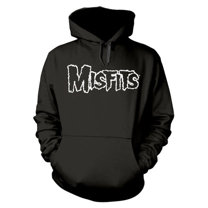 MISFITS FIEND SKULL HOODED SWEATER BLACK