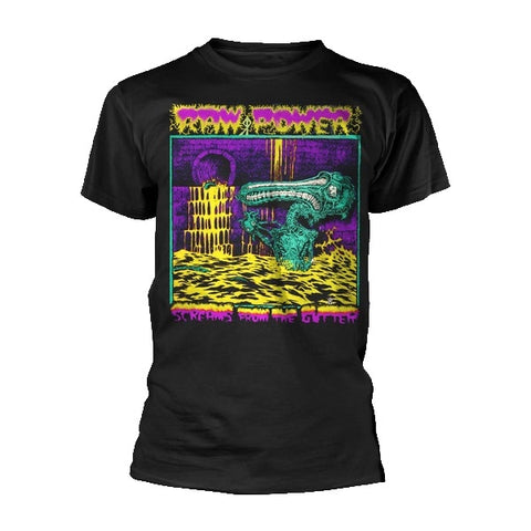 RAW POWER SCREAMS FROM THE GUTTER T-SHIRT