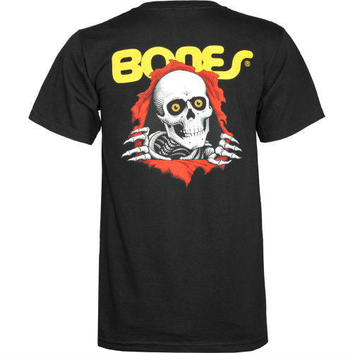 POWELL PERALTA RIPPER YOUTH BLACK T-SHIRT - Skateboards Amsterdam - 1