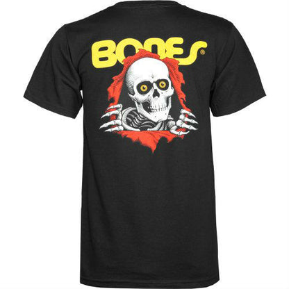 POWELL PERALTA RIPPER YOUTH BLACK T-SHIRT - Skateboards Amsterdam - 1