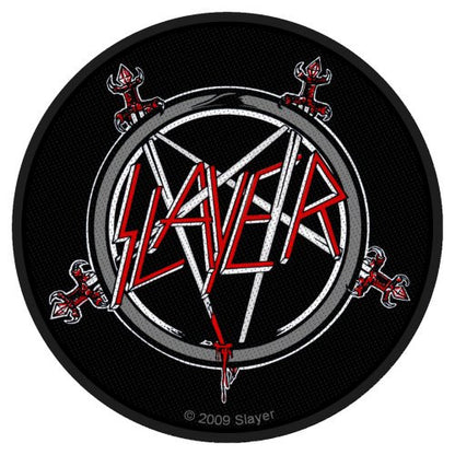 SLAYER SEW ON PATCH PENTAGRAM - Skateboards Amsterdam - 2