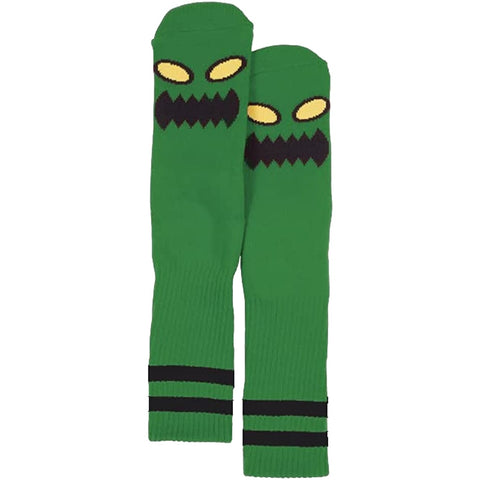 TOY MACHINE MONSTER FACE SOCK GREEN