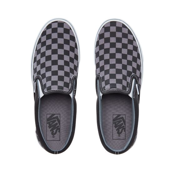 VANS CLASSIC SLIP-ON BLACK/PEWTER CHECKERBOARD